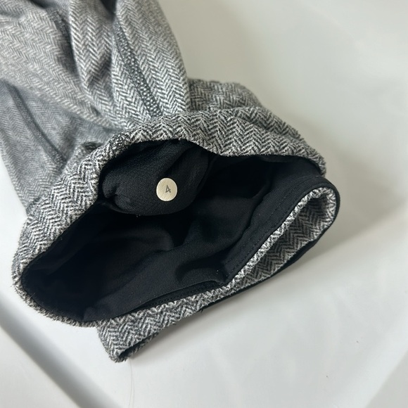 Lululemon Turn Around Tight‎ Heathered Herringbone Heathered Black White 4 - Picture 7 of 8